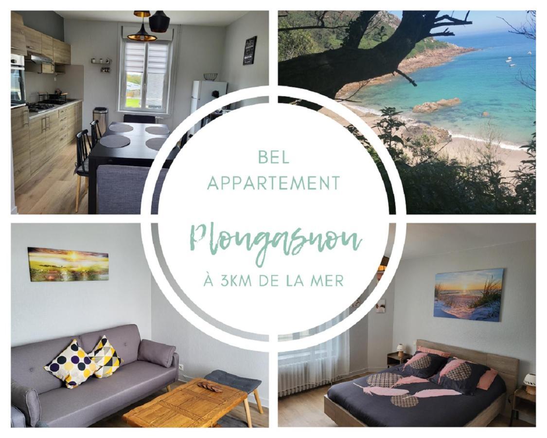 Appartement Paisible En Baie De Morlaix 플라우가스누 외부 사진